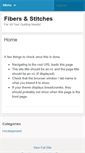 Mobile Screenshot of fibersandstitches.com